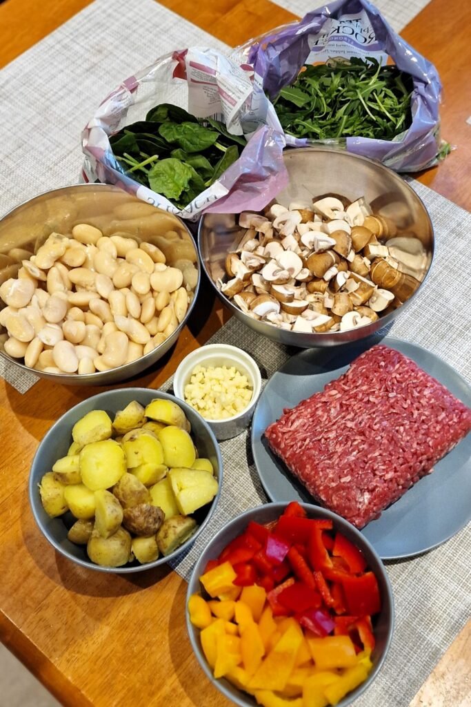 ingredients for stew