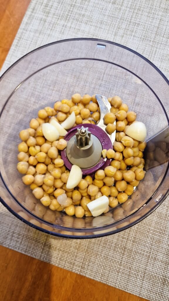 chickpeas with garlic