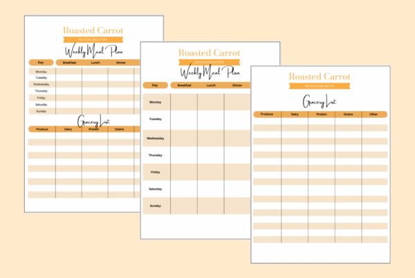 Meal planner preview